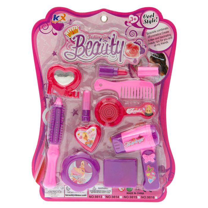 Набор парикмахера "Красивая девчонка", 10 предметов