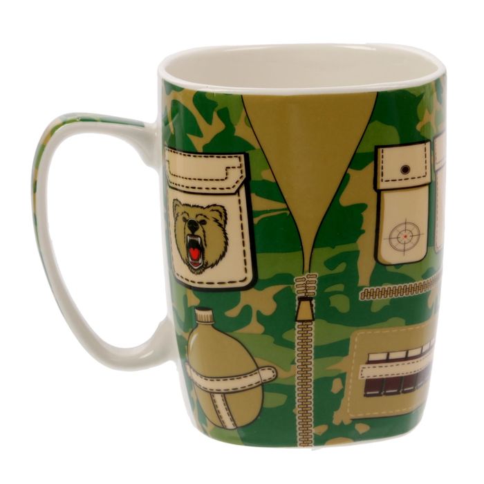Набор "Лучший охотник": кружка, 400 мл, полотенце (30 х 70 см)