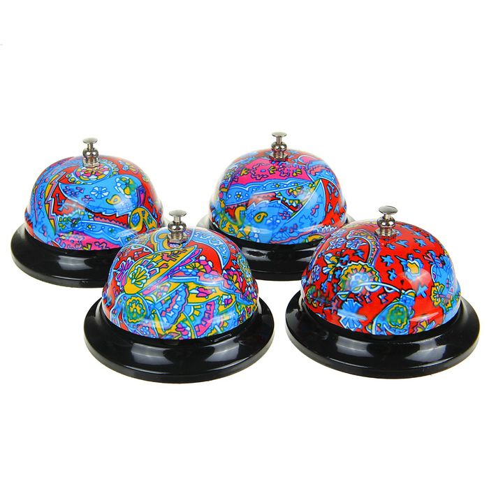 Звонок настольный "Слоники", средний