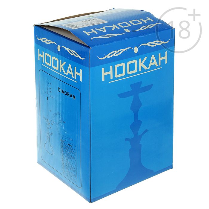 Кальян "Вихрь", 36 см, 1 трубка, колба-шар зелёная с узором, ЦИНКОВАЯ шахта хром