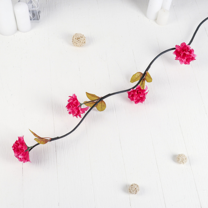 Декоративная ветка "Пышный бутон" микс