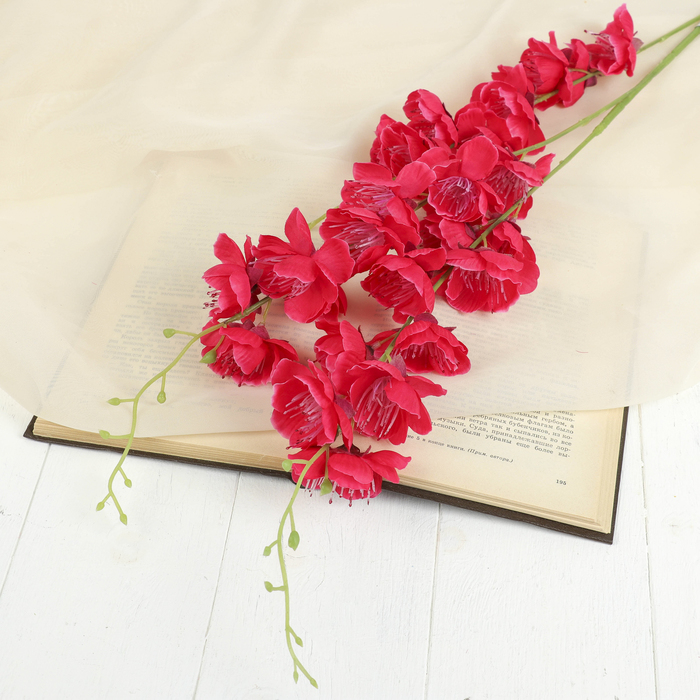 Цветы искусственные "Яблоневый цвет" малиновый