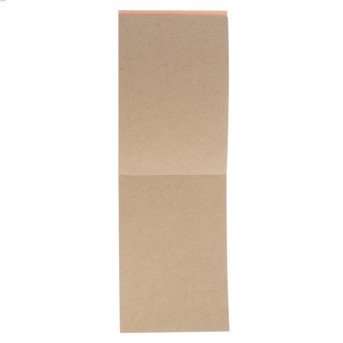 Планшет для эскизов А5, 20 листов на склейке «Нежность», блок крафт-бумага, 200 г/м²