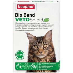 

Ошейник Beaphar Bio Band от блох, клещей,комаров (4мес), 35см для кошек и котят