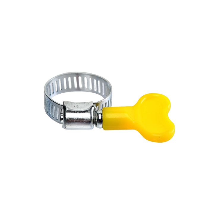 Хомут с "барашком" TUNDRA krep, сквозная просечка, диаметр 11-20 мм, ширина 8 мм