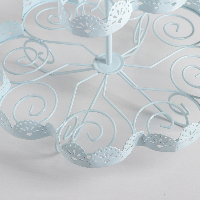 Подставка для пирожных 2-ярусная 24х24x23 см