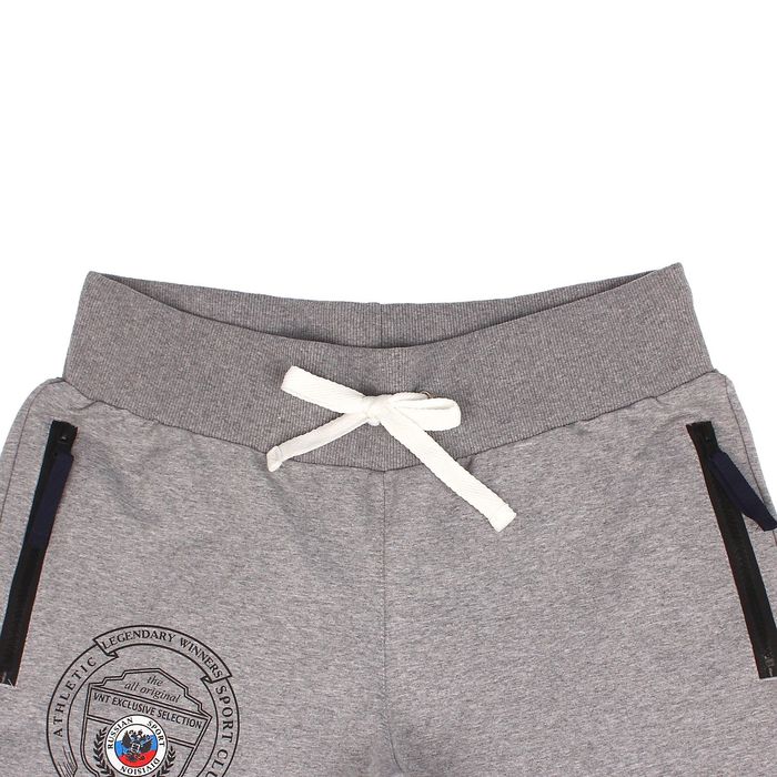 Брюки мужские ФРИСТАЙЛ Б-1-45, цвет серый меланж, рост 180-185 см, р-р 52