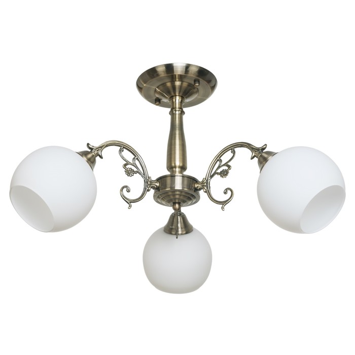 Люстра "Аурелия" 3 лампы 60W E27 античная бронза