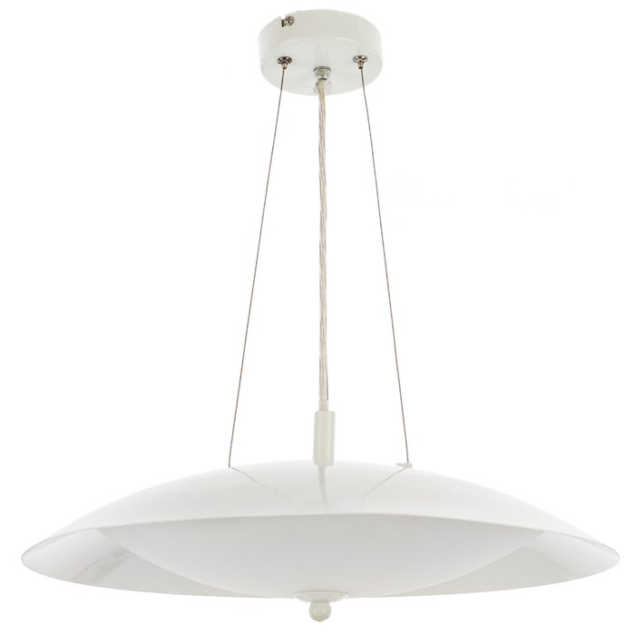 Люстра подвес "Венеция" 2 лампы 40W E14 белый 43х43х80 см