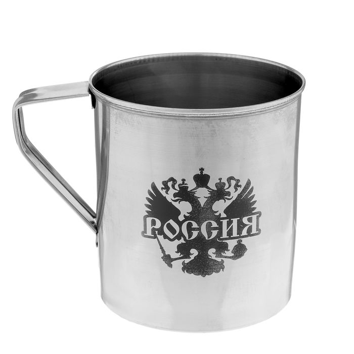 Кружка металлическая "Россия", 300 мл