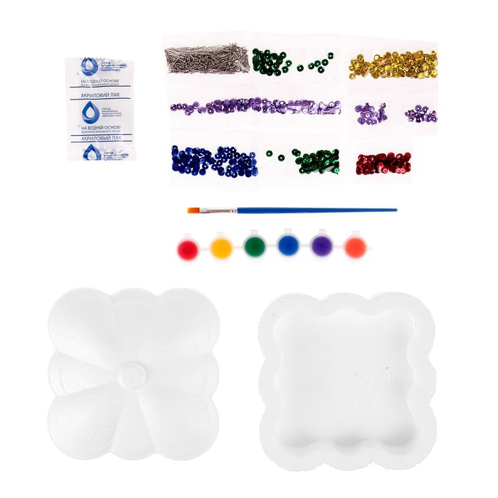 Набор для творчества "Шкатулка "Сверкающая пайетка"