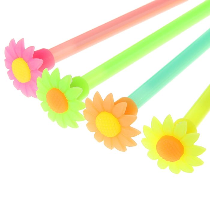 Ручка шариковая-прикол Цветок МИКС