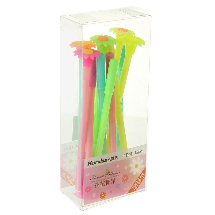 Ручка шариковая-прикол Цветок МИКС