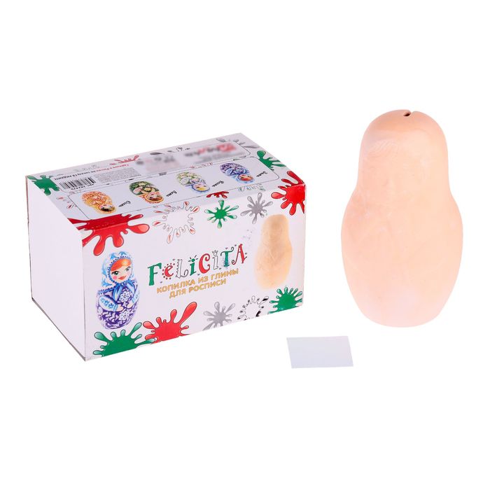 Керамическая фигурка-копилка "Матрешка-зима" 282470