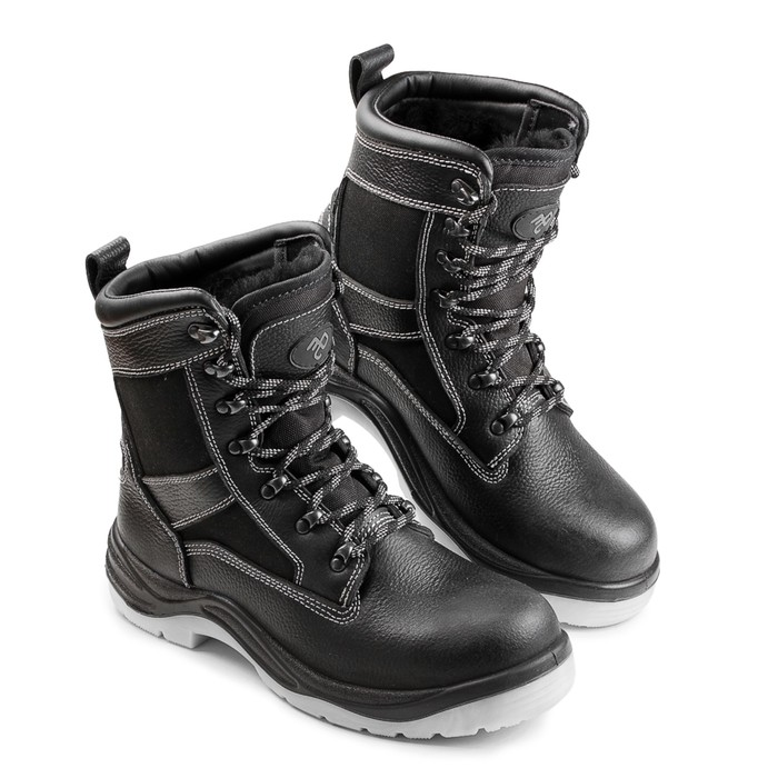 Рабочие берцы, зимние «Профессионал 26НМ» с натуральным мехом, размер 42