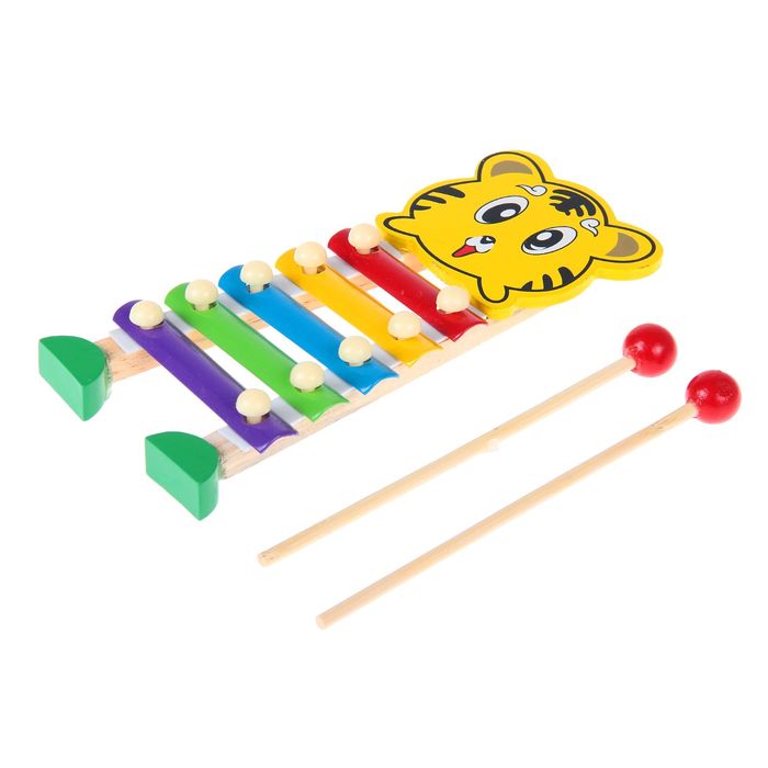 Металлофон малый "Тигрёнок", 5 тонов