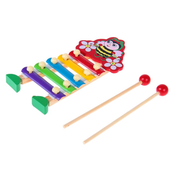 Металлофон малый "Пчёлка", 5 тонов