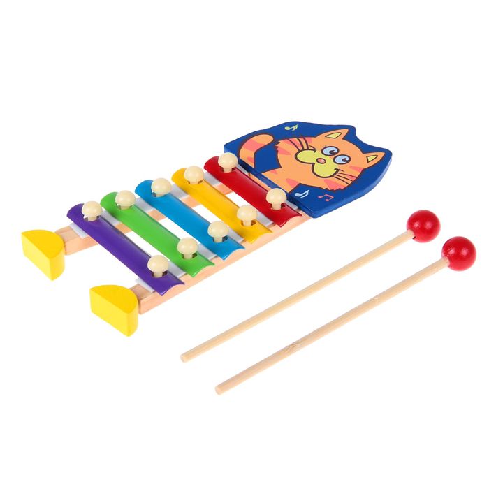 Металлофон малый "Котик", 5 тонов