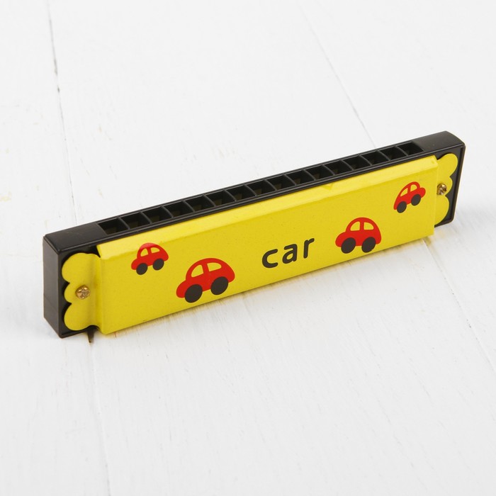 Губная гармошка металл МИКС