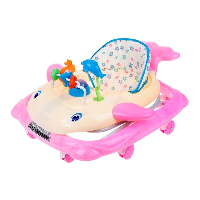 Ходунки «Рыбка», музыкальные и световые эффекты, цвета МИКС