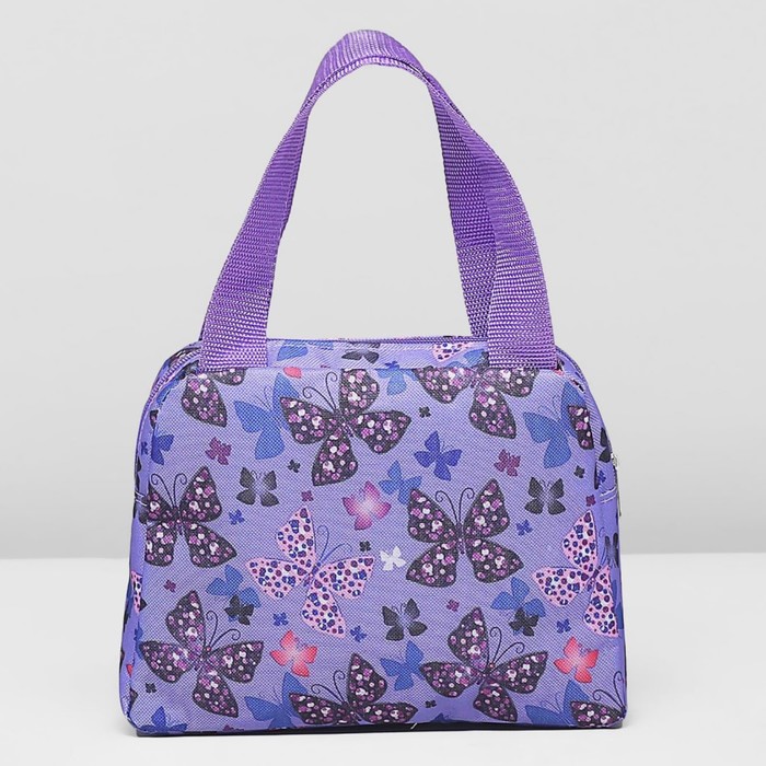 Сумка детская на молнии, 1 отдел, наружный карман, цвет сиреневый