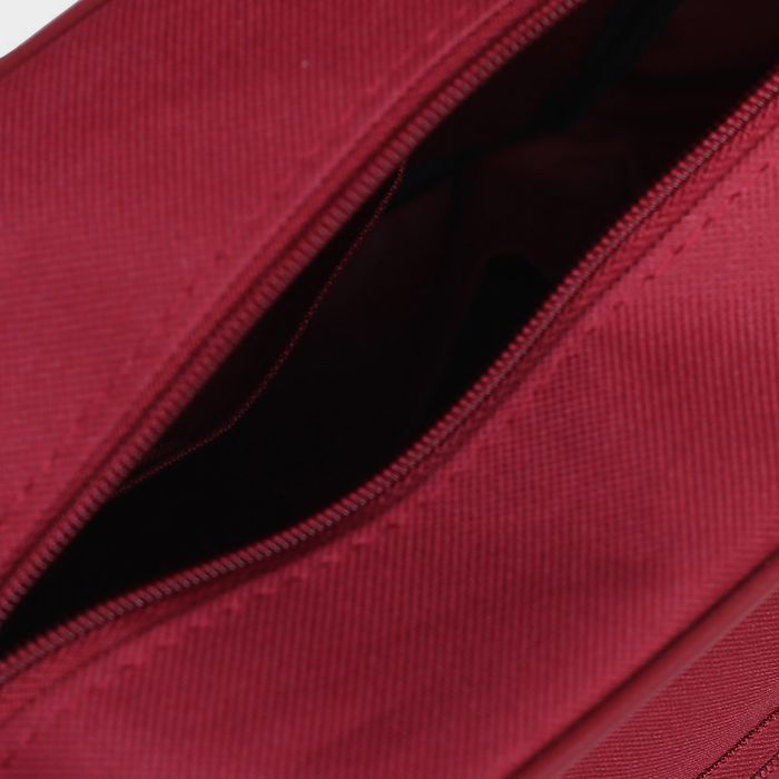 Сумка хозяйственная, отдел на молнии, с увеличением, наружный карман, цвет бордовый