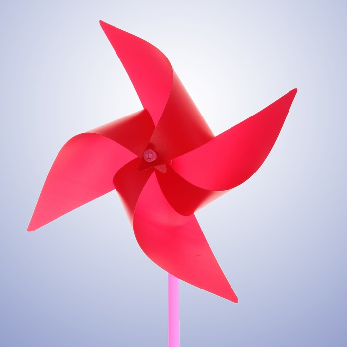 Ветерок "Завиток", цвет красный