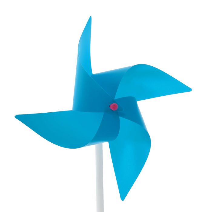 Ветерок "Завиток", цвет синий