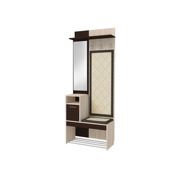 Прихожая Ольга 1 Ясень шимо светлый/венге