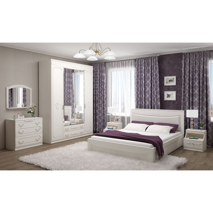 Тумба прикроватная Мария-луиза №12 Бодега белый