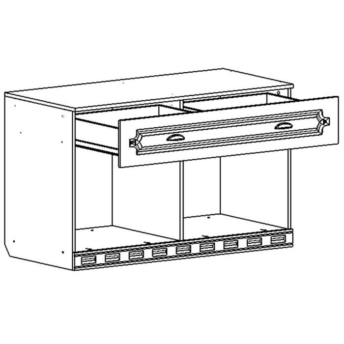 Тумба TВ Мария-луиза Бодега белый