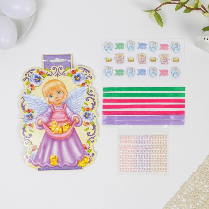 Набор наклеек многослойных "Ангелочки"