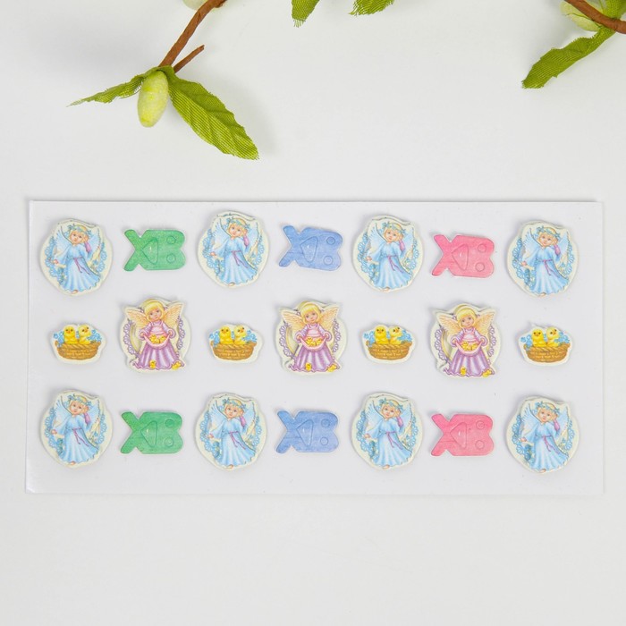 Набор наклеек многослойных "Ангелочки"