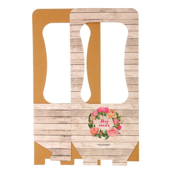 Сумочка для цветов «Поздравляю», 23 х 45 х 13 см