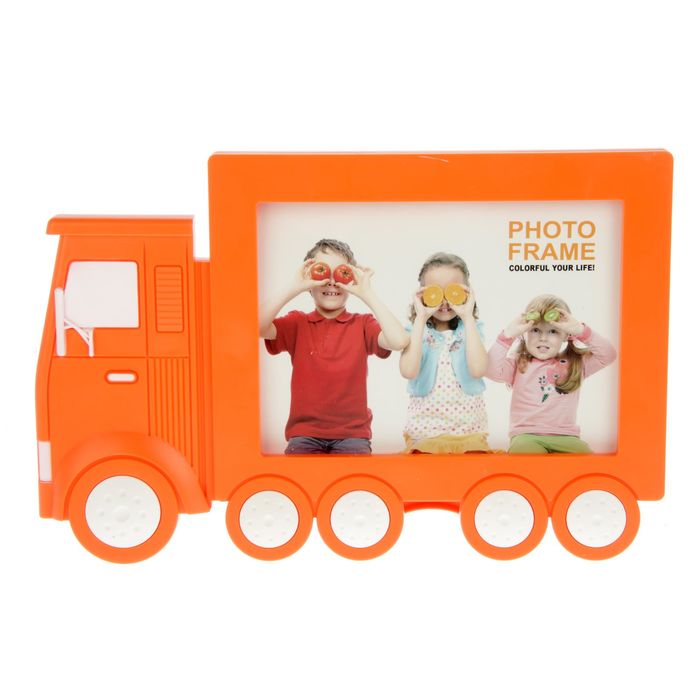 Фоторамка пластик 13х18 см "Грузовик" МИКС 18х29 см