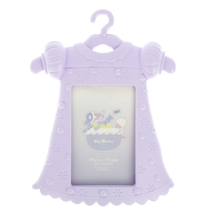 Фоторамка пластик 10х15 см "Платьице" МИКС 29х22х2 см