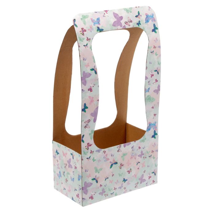 Сумочка для цветов «Бабочки», 23 х 45 х 13 см