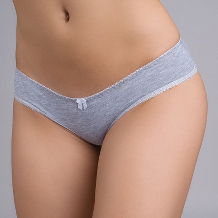 Трусы женские слипы Т-01 цвет серый меланж, р-р 48