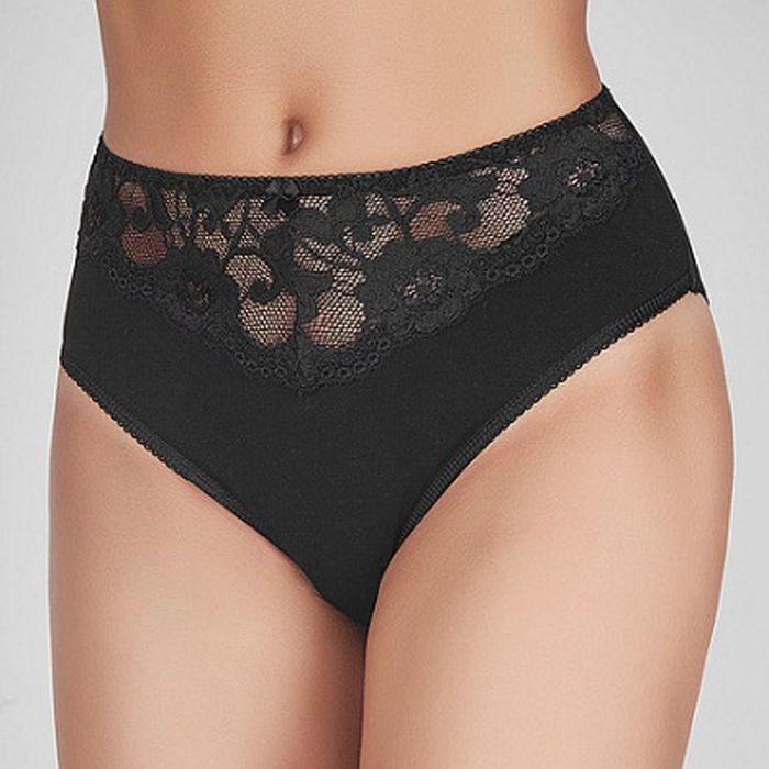 Трусы женские слипы Т-08 цвет черный, р-р 54