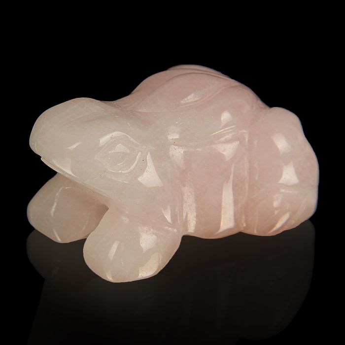 Фигурка лягушки от 49х30мм/48г, кварц