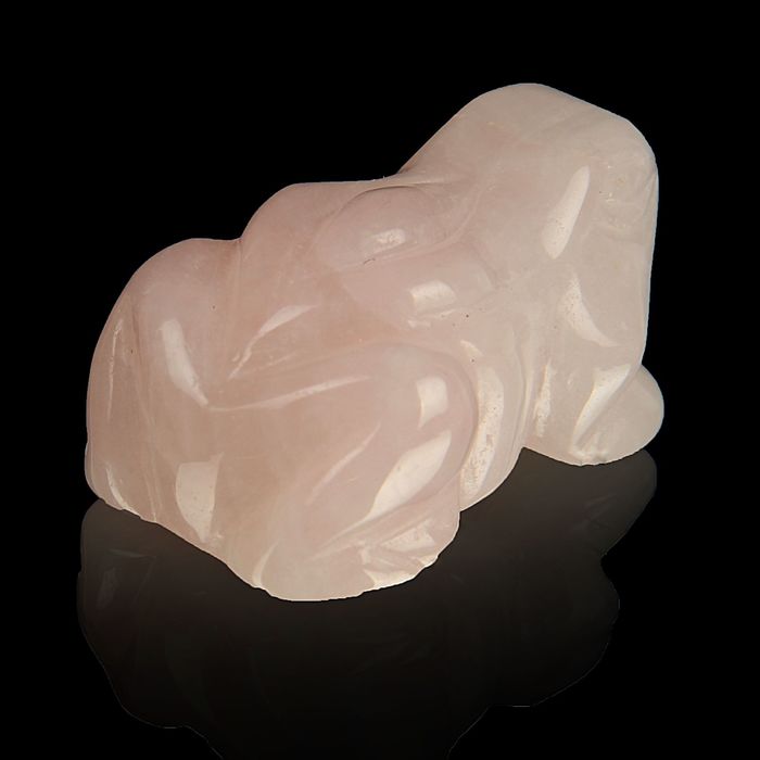 Фигурка лягушки от 49х30мм/48г, кварц