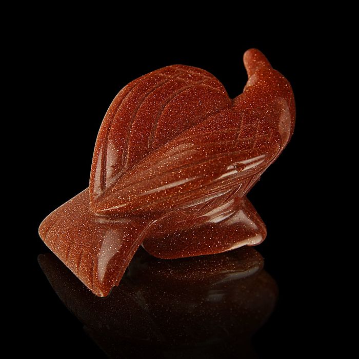 Фигурка орла от 50х31мм/48г, авантюрин