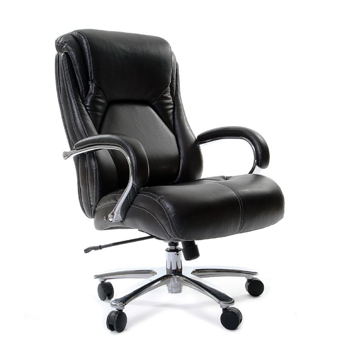 Кресло руководителя Chairman СН 402 PU, экокожа белое