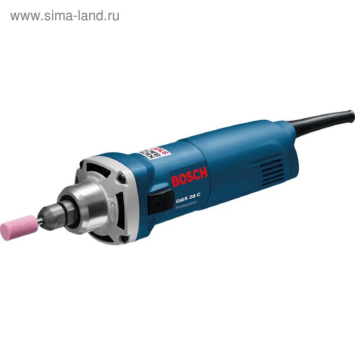 Шлифмашина прямая Bosch GGS 28 C (0601220000), 600Вт, 28000 об/мин, цанга 8мм