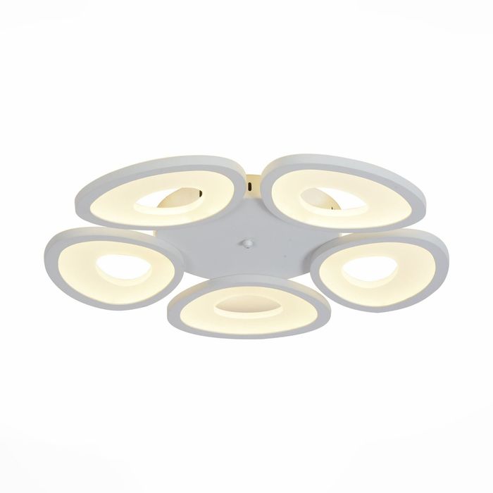 Люстра RISTA 5x12Вт LED белый 63x63x12см