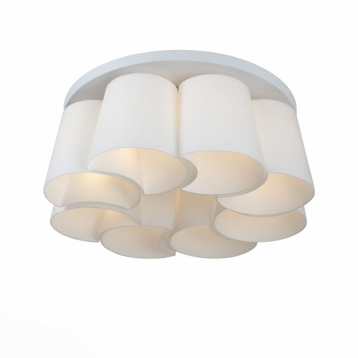 Люстра CHIELLO 8x60Вт Е27 серебро 70x70x23см