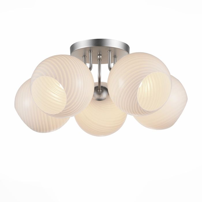 Люстра BACCA 5x60Вт Е27 белый 56x56x29см