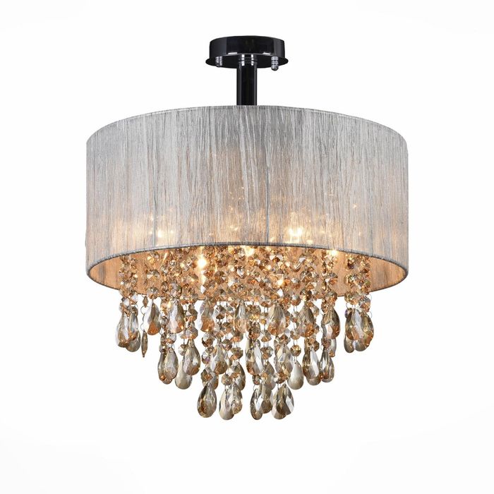 Люстра LUSSO 7x40Вт Е14 хром 51x51x55см