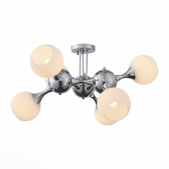 Люстра EDIFICIO 6x60Вт Е27 хром 70x70x38см