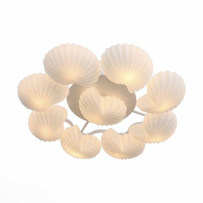 Люстра CONGLIA 9x60Вт Е27 белый 105x105x20см